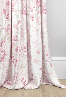 Shabby Chic by Rachel Ashwell Romantic Rose, Pink - Made to Measure Curtains